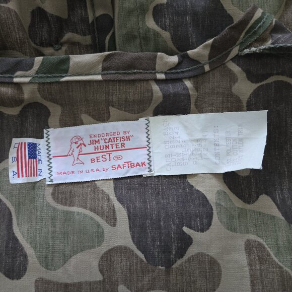 Jim Catfish Hunter SafTbak Men’s Vest Brown/Camo Large - Picture 9 of 9